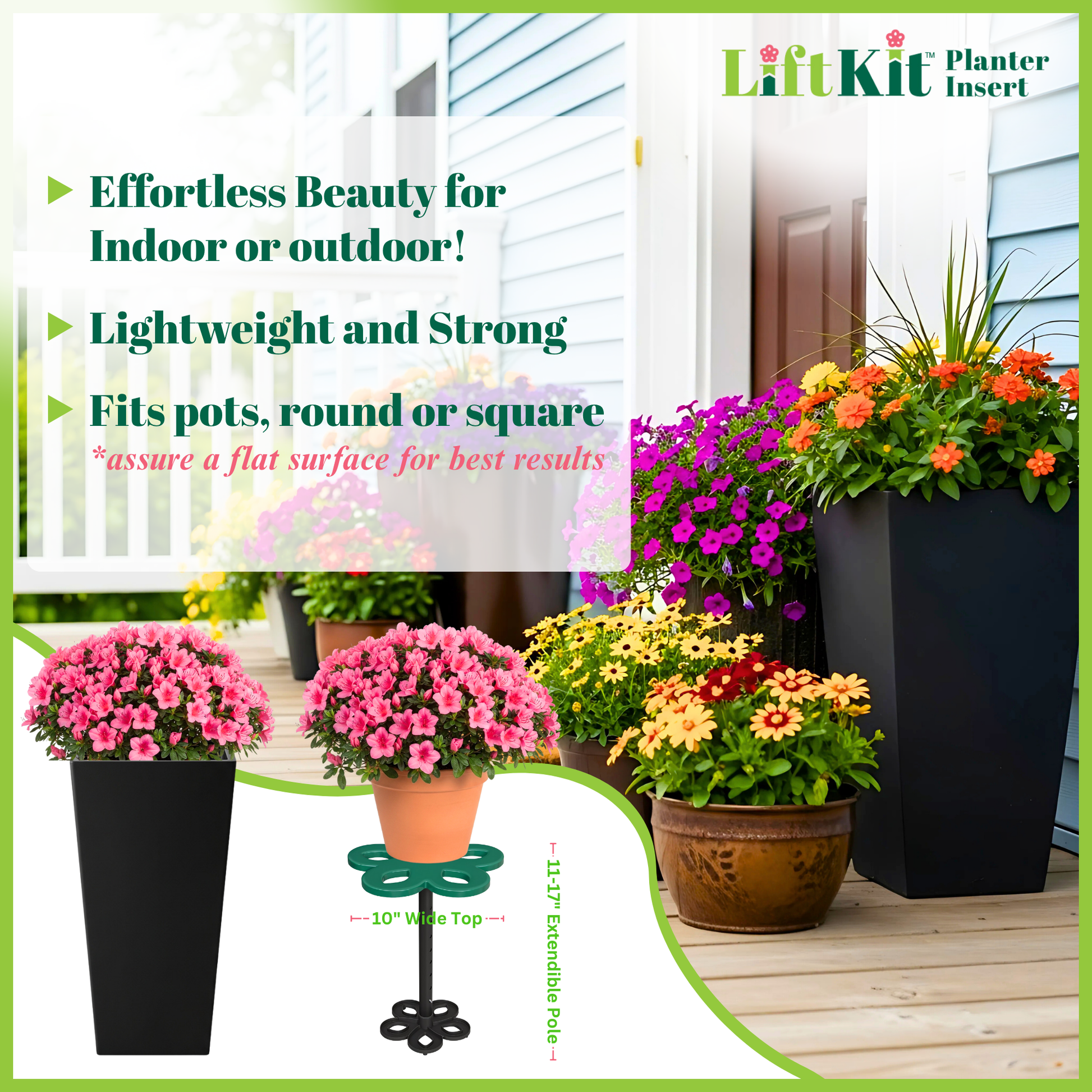 planter pot lifter Tall Tapered Lift